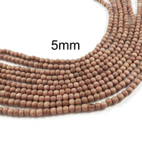 Rosewood beads 4, 5, 6, 8 or 10mm