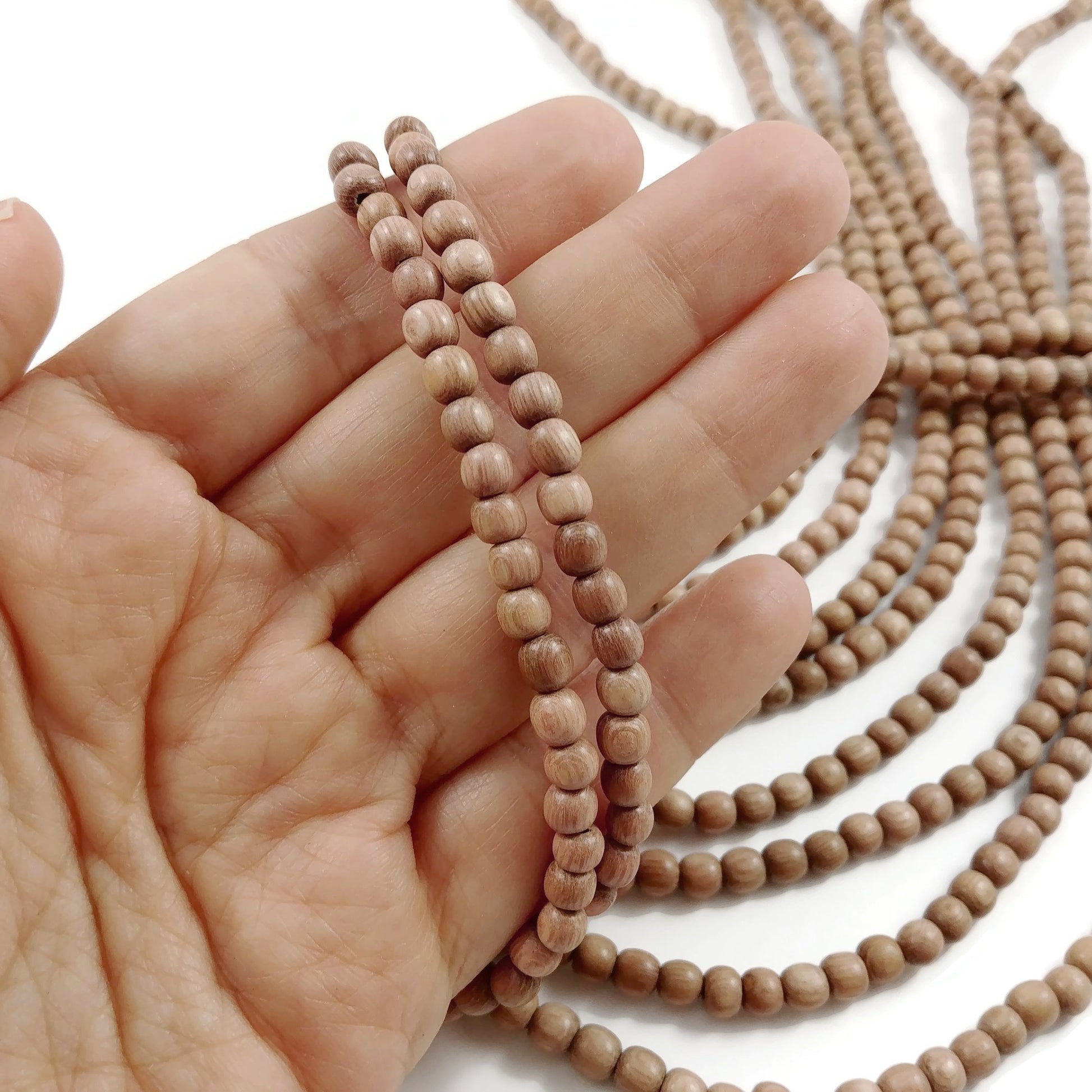Rosewood beads 4, 5, 6, 8 or 10mm