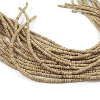 3mm tiny coconut beads - Five colors available