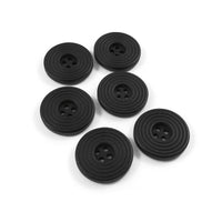 1 inch wooden sewing buttons 25mm - Set of 6 circle wood button - Choose your color
