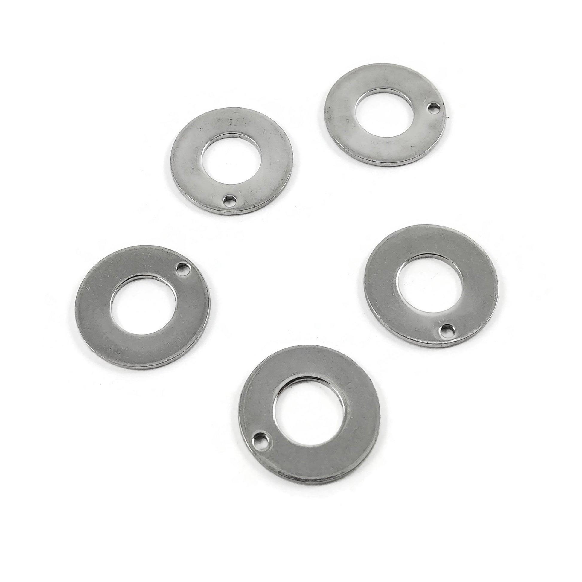 Pendentifs cercles en acier inoxydable