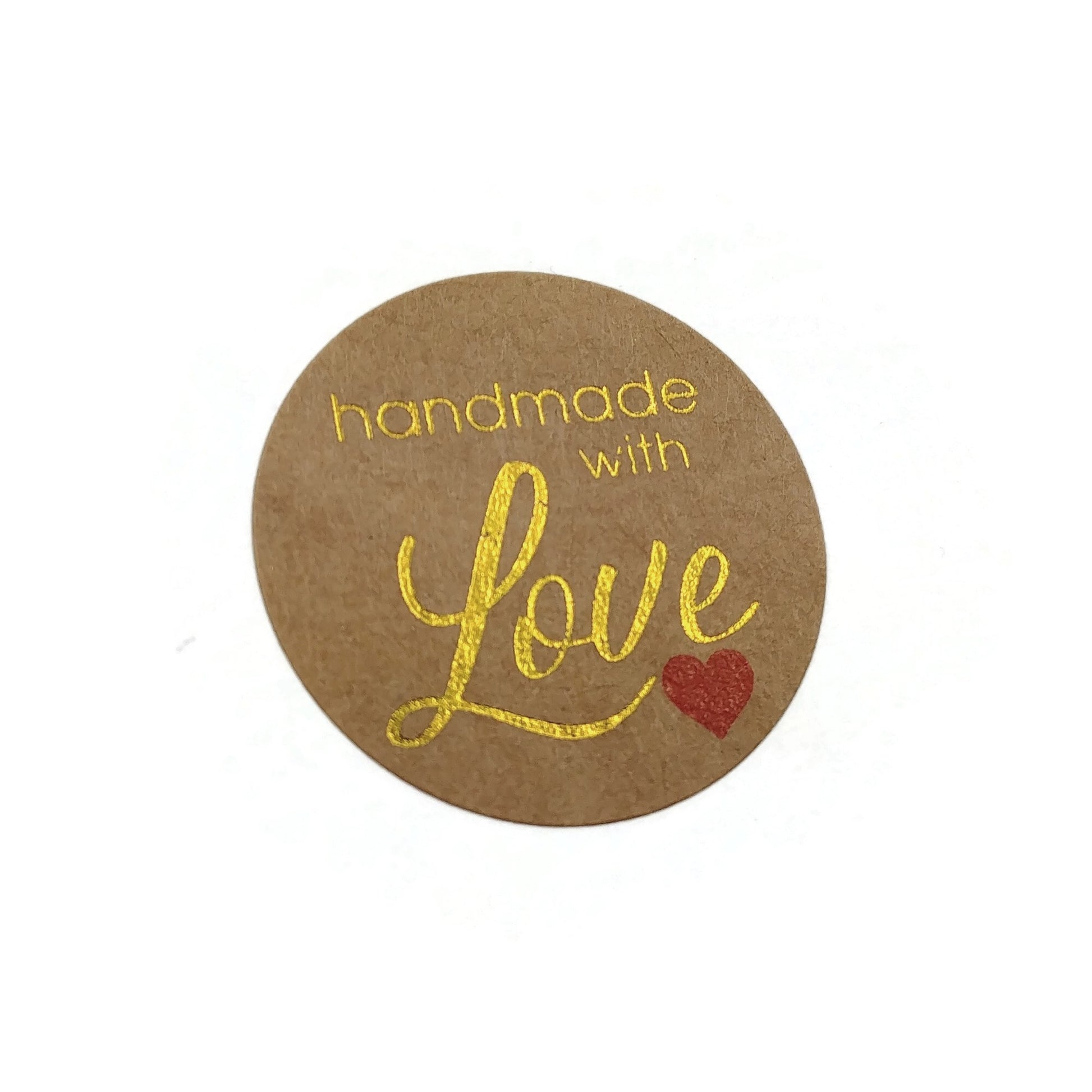 50 Handmade with love stickers