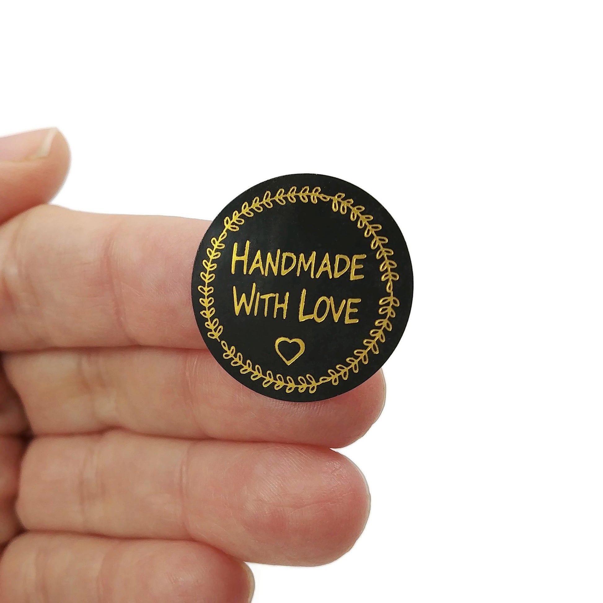 50 Handmade with love stickers