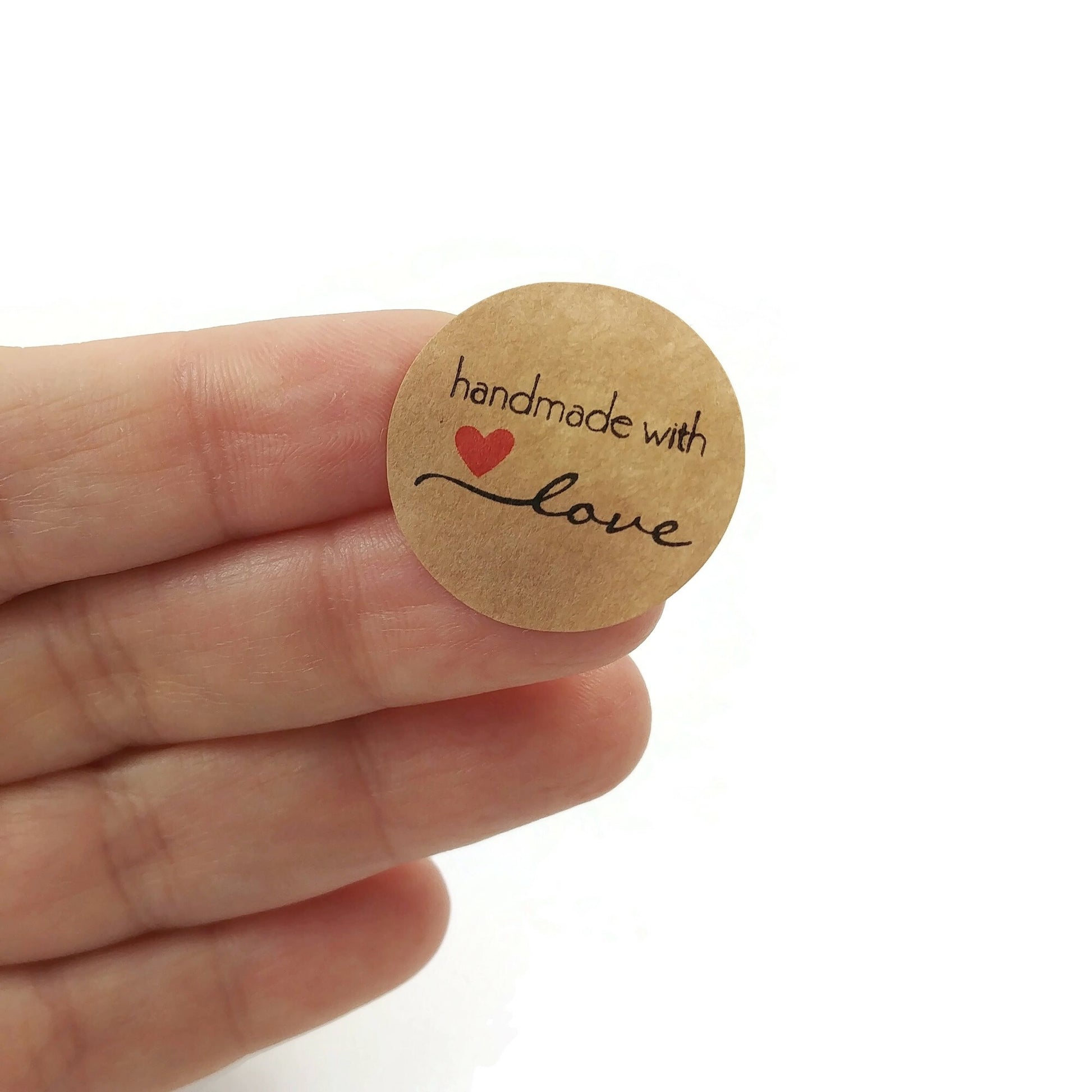 50 Handmade with love stickers