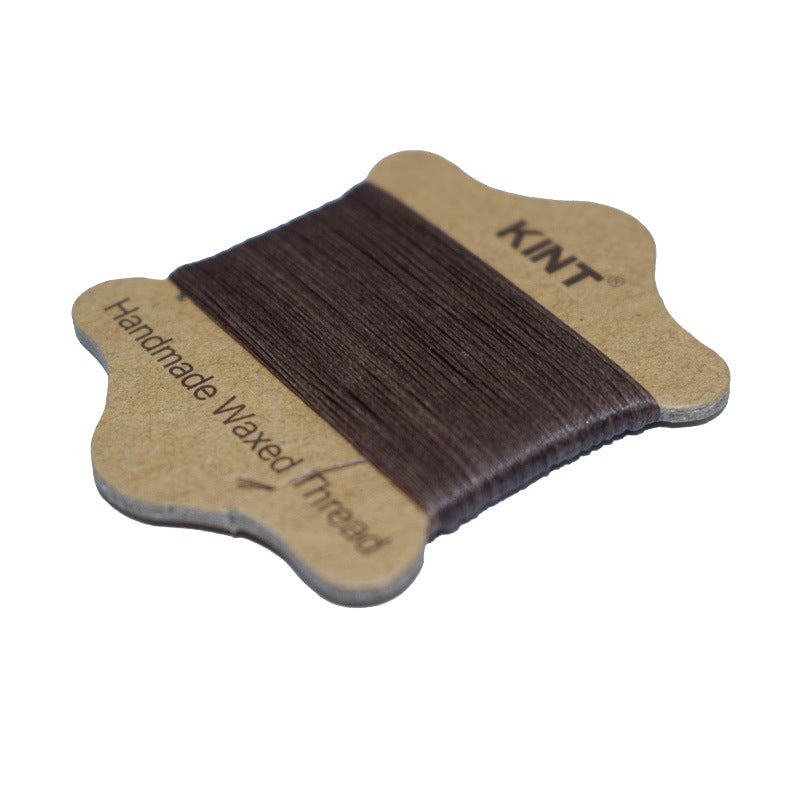 1 Waxed nylon cord 0.65mm - 20 meters / 65 ft - Black or Brown