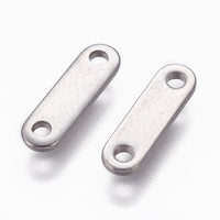 5 Stainless steel chain tabs 12mm
