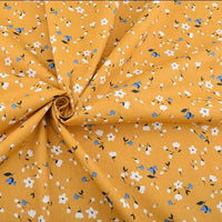 8pcs Tissu de coton sergé imprimé - motifs de renard et d'ours