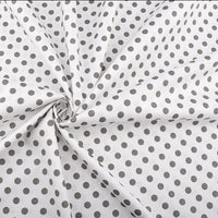 8pcs Tissu de coton sergé imprimé - motifs de renard et d'ours