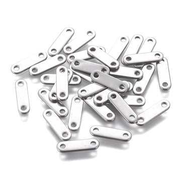 5 Stainless steel chain tabs 12mm