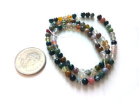 Pierres Naturelles Agate Rondes 4 ou 6mm