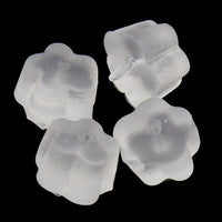 200 Silicone Flower Style Ear Nut, 3x4mm