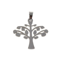 Pendentif arbre en acier inoxydable hypoallergénique