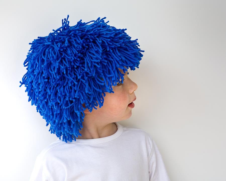 Patron perruque en laine - DIY Costume pour enfant et adulte - Tutoriel PDF