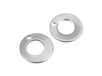 Pendentifs cercles en acier inoxydable