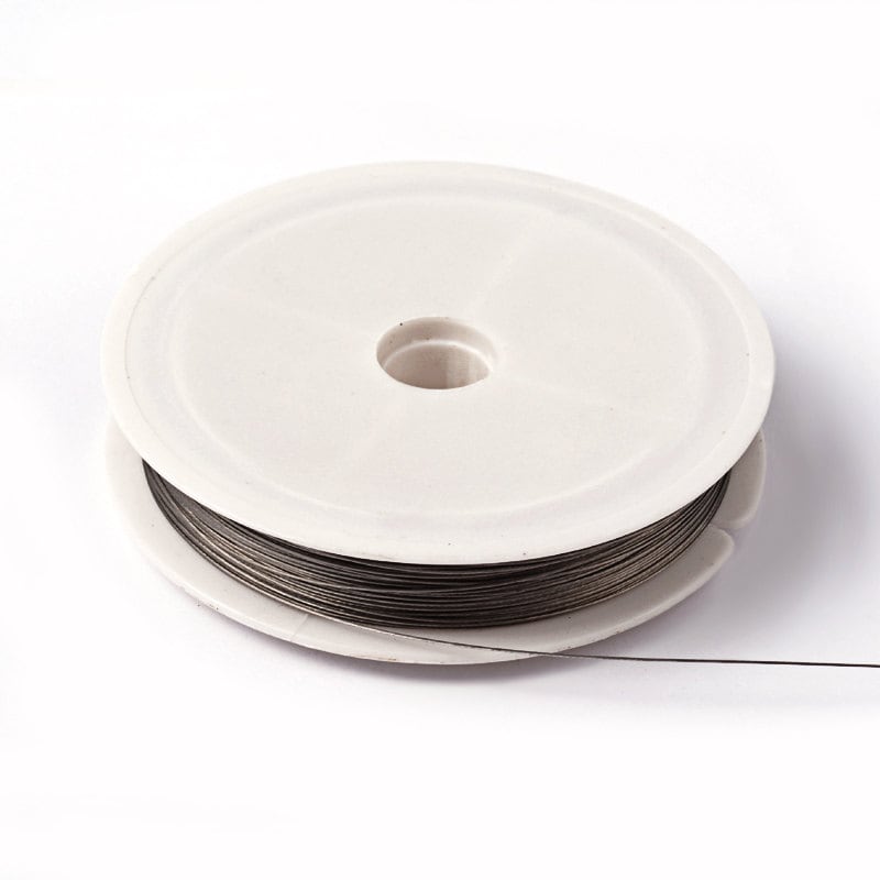 Stainless steel metal wire - Tiger tail beading cord findings - Necklace, bracelet, jewelry making supplies