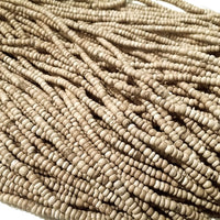 3mm tiny coconut beads - Five colors available