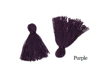 10 Boho Cotton Tassel 25-30mm long