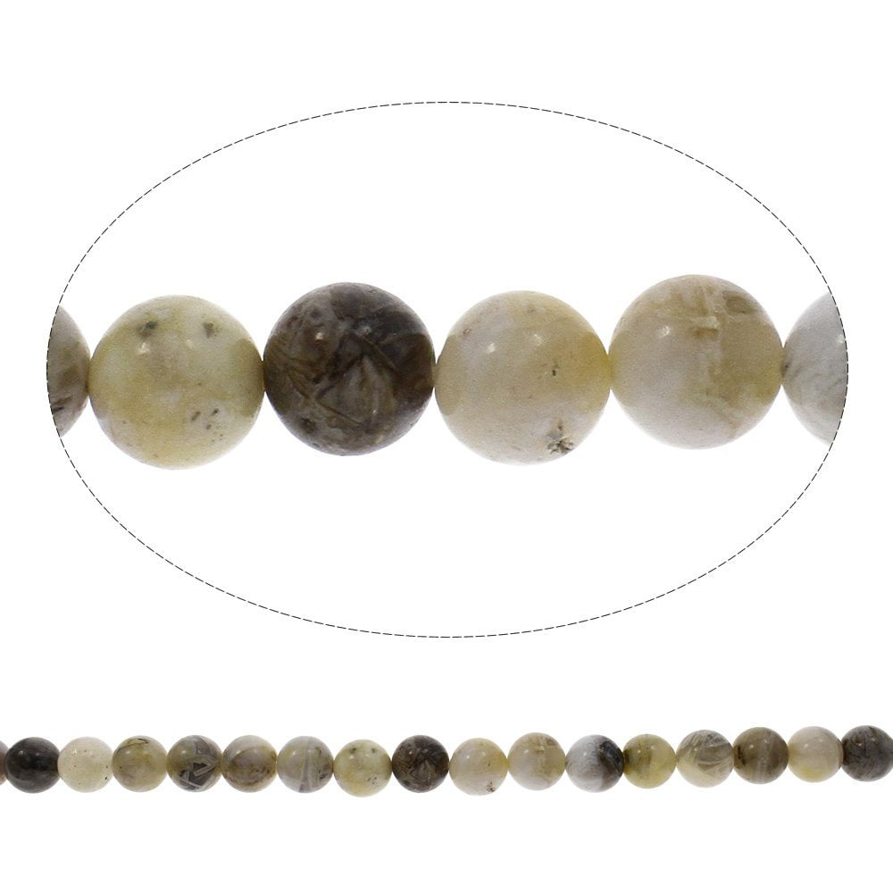 Pierres Naturelles Agate Rondes 6 ou 8mm