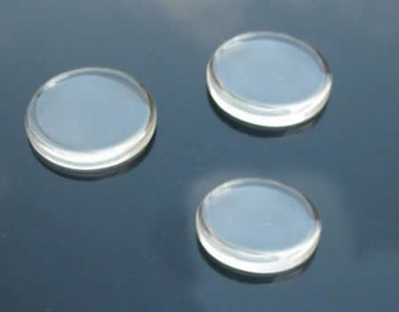 10 Cabochons en verre plat transparent 10, 12, 14, 16. 20, 25 ou 30mm