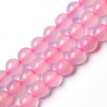 Perles Naturelles en Quartz Rose