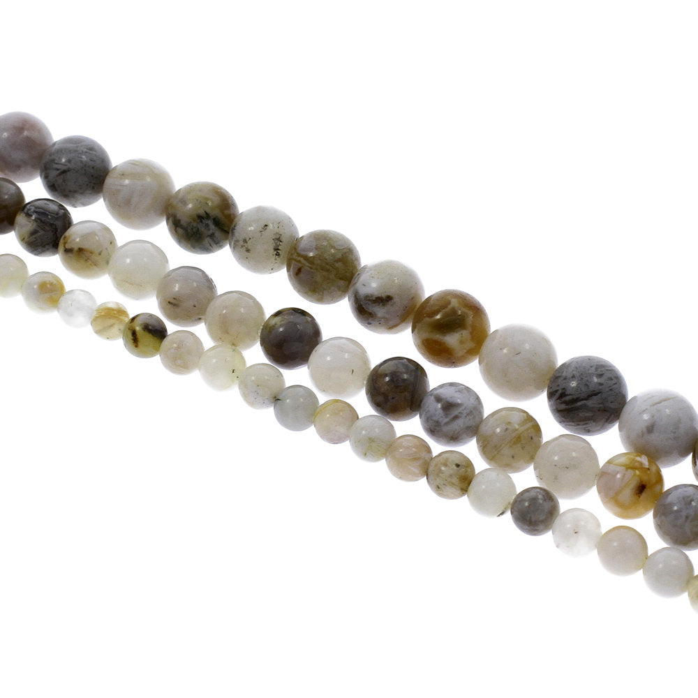 Pierres Naturelles Agate Rondes 6 ou 8mm