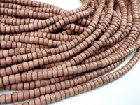Rosewood beads 8mm - Natural Mala Wooden Beads - Rondelle