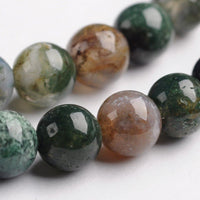 Pierres Naturelles Agate Rondes 4 ou 6mm