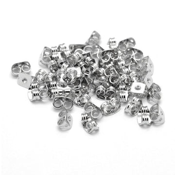 Papillons de 6mm pour tiges de boucle d'oreille - Sans nickel, sans plomb et sans cadmium