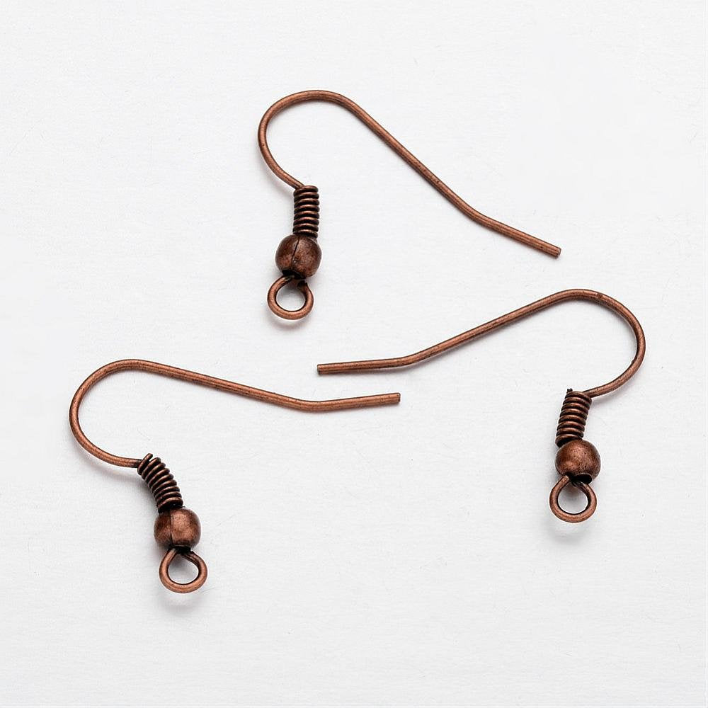 Crochets pour boucle d'oreille - Cuivré - Sans nickel, sans plomb et sans cadmium