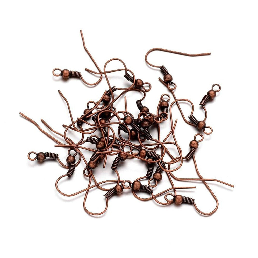Crochets pour boucle d'oreille - Cuivré - Sans nickel, sans plomb et sans cadmium