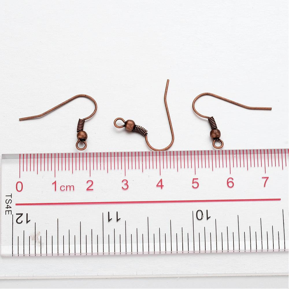 Crochets pour boucle d'oreille - Cuivré - Sans nickel, sans plomb et sans cadmium