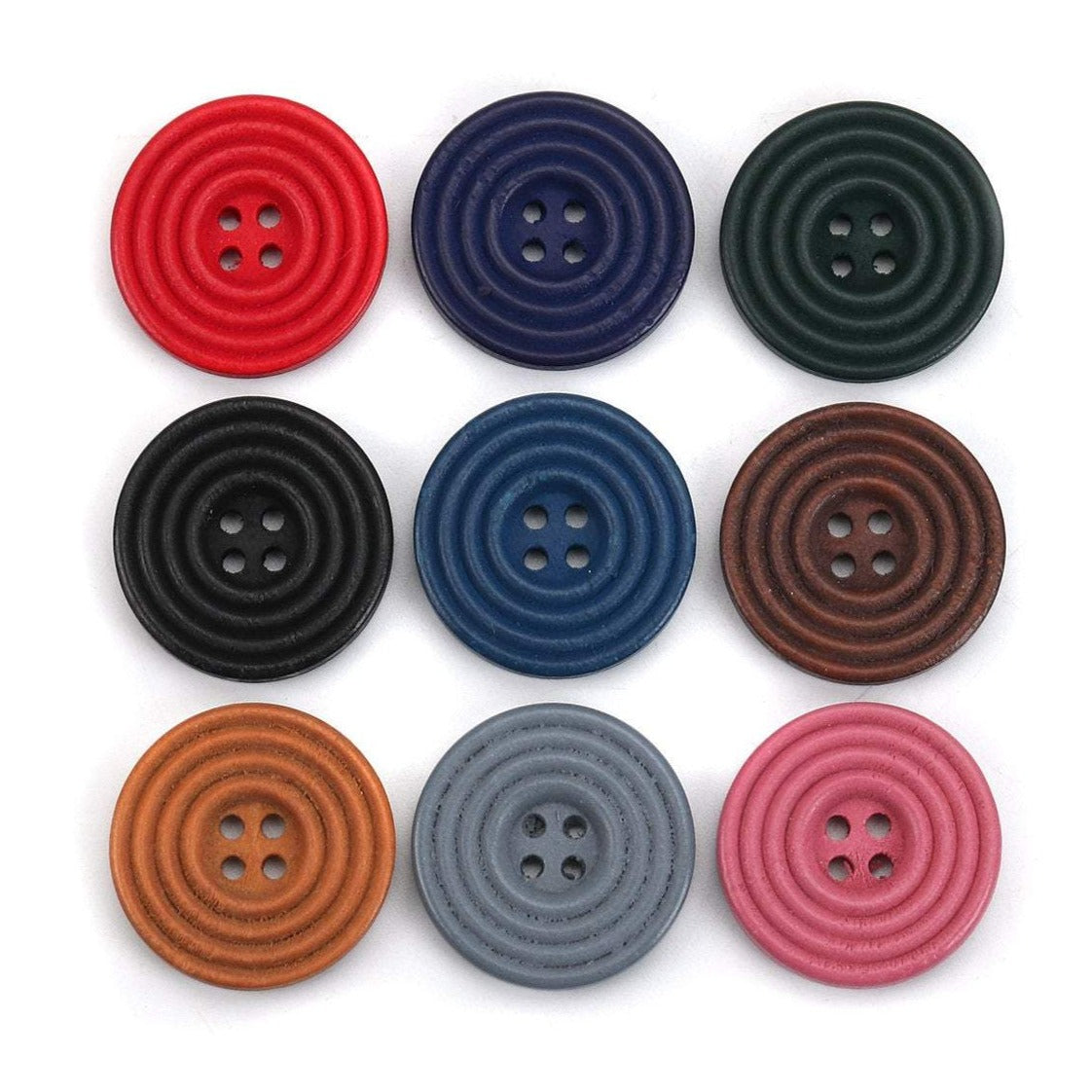 1 inch wooden sewing buttons 25mm - Set of 6 circle wood button - Choo