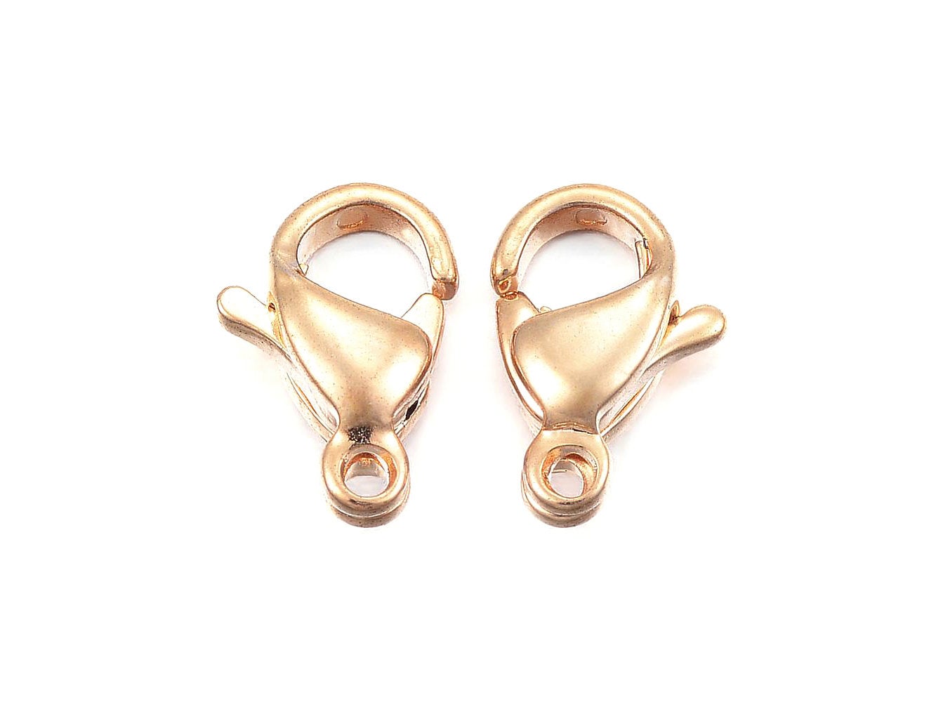 Gold stainless steel lobster clasp hypoallergenic - 3 sizes available
