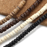 Coconut Wood Beads 5mm - 1 strand 38cm (15") 
