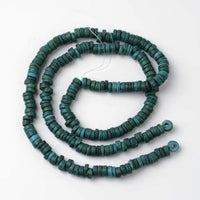 Coconut beads - eco friendly rondelle beads 9mm - 100pcs