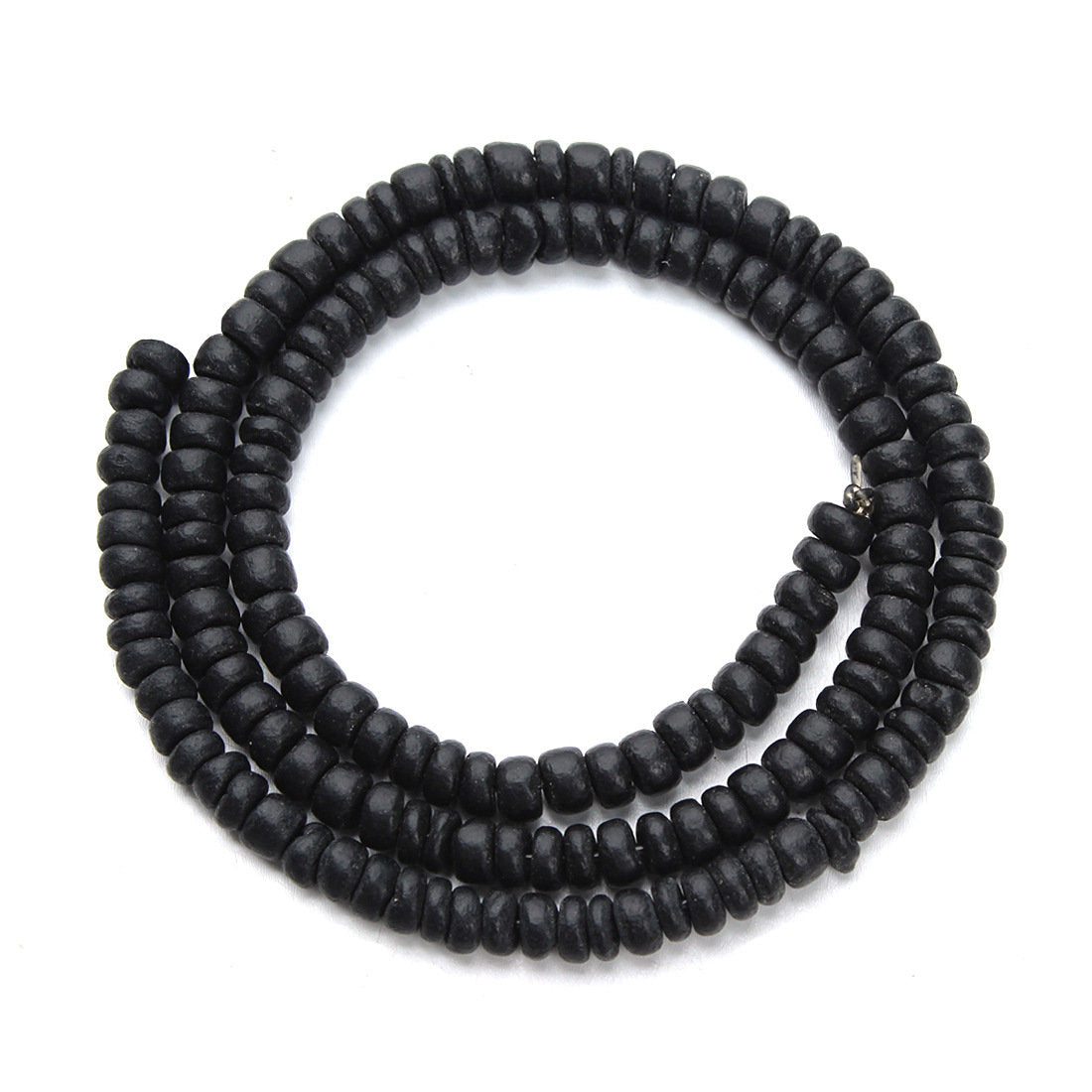 Coconut Wood Beads 5mm - 1 strand 38cm (15") 