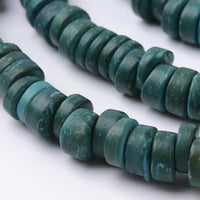Coconut beads - eco friendly rondelle beads 9mm - 100pcs
