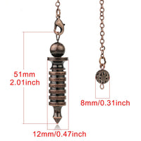Metal dowsing pendulum, Divination tool, Metaphysical spiritual gift, Silver, gold, rose gold or antique bronze