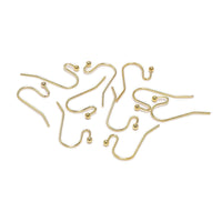 100 Crochets pour boucle d'oreille - Sans nickel - Or, argent, bronze, noir