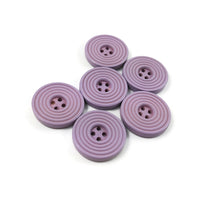 1 inch wooden pastel buttons 25mm - Set of 6 circle wood button - Choose your color