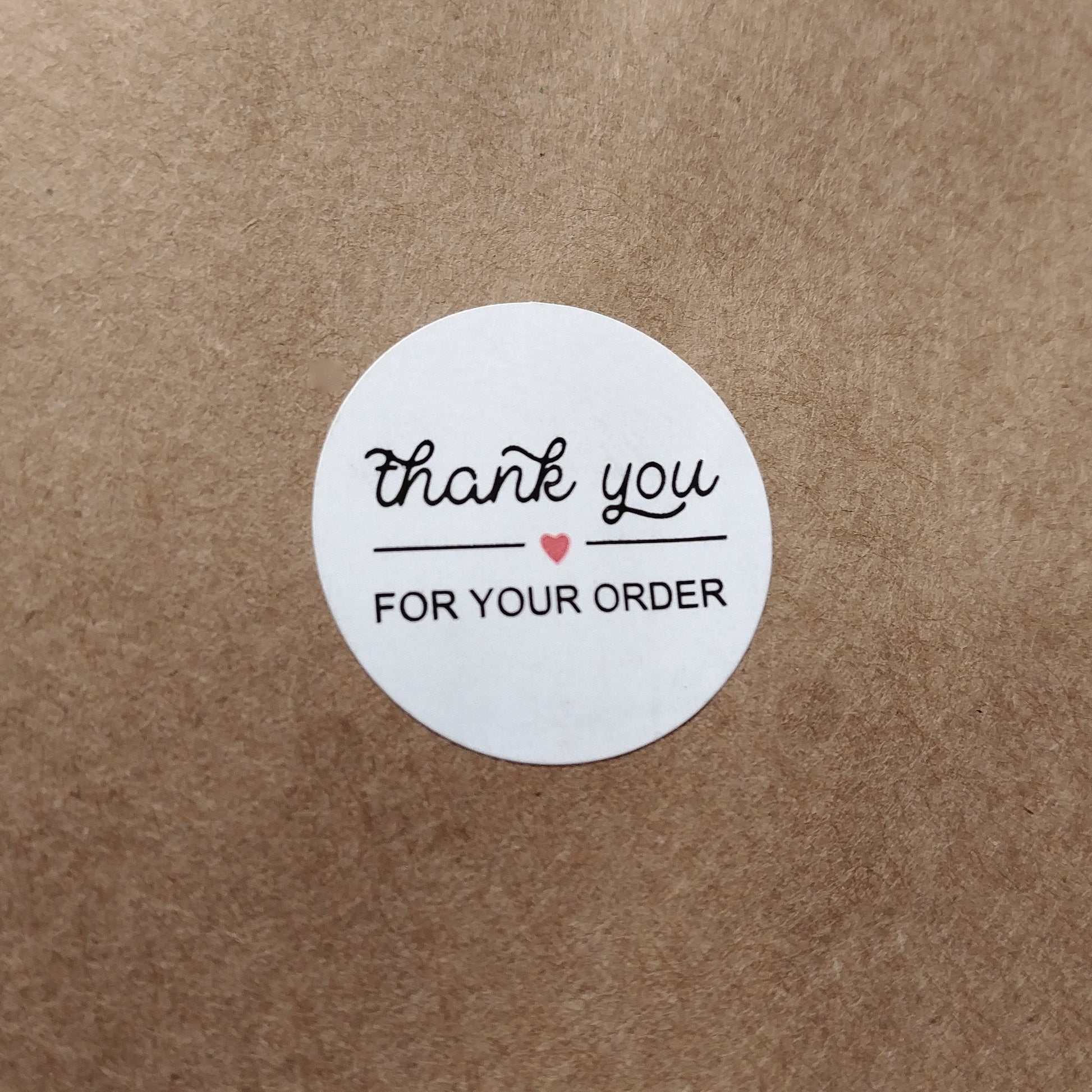 50 Stickers - Thank you for your order