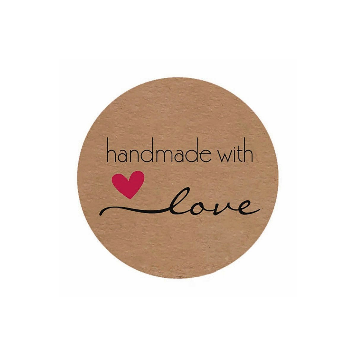 50 Handmade with love stickers