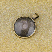 Pendant cabochon settings, flat round 25mm tray - Nickel free, lead free and cadmium free