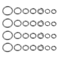 Stainless steel jump rings, Hypoallergenic silver jump ring, 3, 5, 6, 7 or 8mm, Jewelry findings