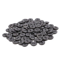 25 resin sewing buttons 10mm - Pick your color: blue, red, pink, purple, grey, beige
