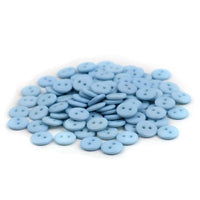 25 resin sewing buttons 10mm - Pick your color: blue, red, pink, purple, grey, beige