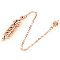 Metal dowsing pendulum, Divination tool, Metaphysical spiritual gift, Silver, gold, rose gold or antique bronze