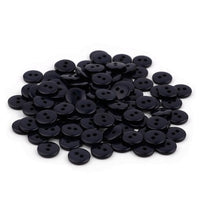 25 resin sewing buttons 10mm - Pick your color: blue, red, pink, purple, grey, beige