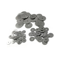 200 surgical stainless steel heishi beads, flat spacer beads, Silver metal beads for jewelry making