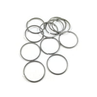 20mm silver jump rings, 10pcs stainless steel open ring, 18 gauge large jump rings for jewelry making